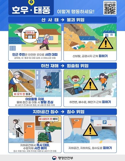 호우 · 태풍 이렇게 행동하세요!
(새창열림)