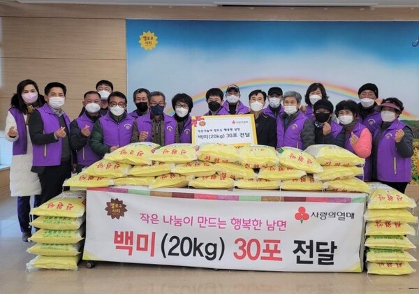 장성군 남면 주민자치위원회, 쌀 600kg 이웃과 ‘나눔’ 이미지 1