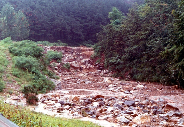 1989수해현장(단광리 산사태)