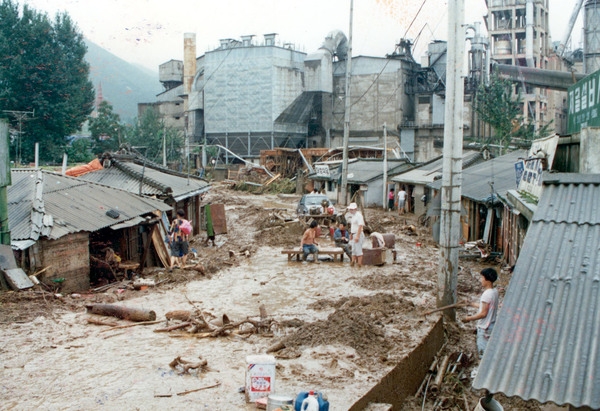 1989수해현장(장성읍삼월동)