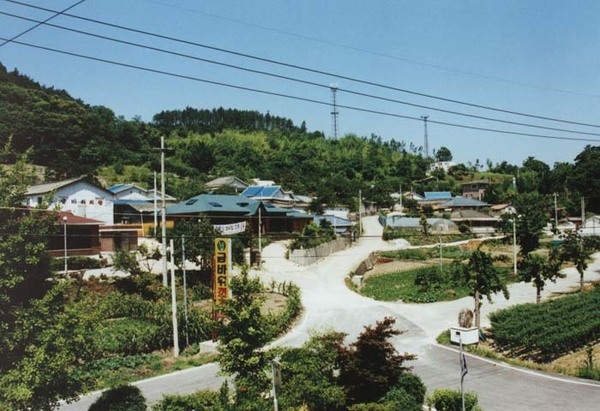 장성읍 용강리 마을전경