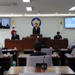 제284회 장성군의회 임시회..., 이용자 제공 이미지