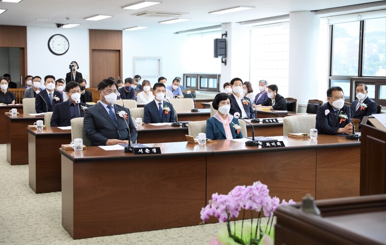 제9대 장성군의회 개원식 개최 이미지 2