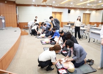 제세동기(AED) 안전교육 , 포토갤러리