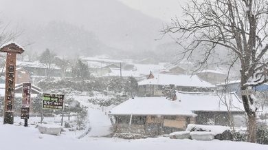 겨울 금곡영화마을