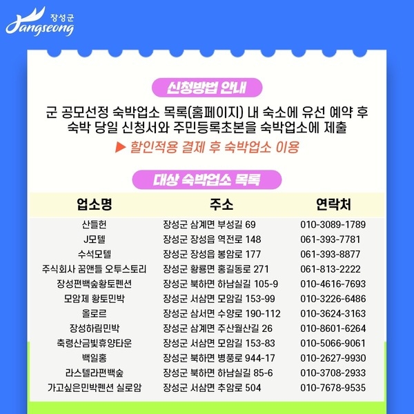 남도 숙박할인 BIG 이벤트 참여자 모집(9월28일부터 12월11일까지) 이미지 2