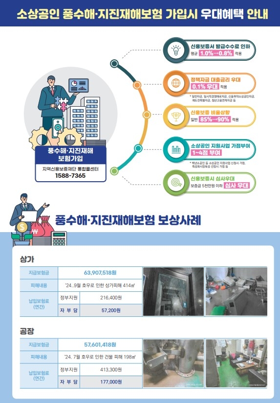 여름철 집중호우 대비 풍수해·지진재해보험 홍보 이미지 3