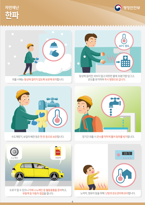 겨울철 자연재난(대설·한파) 국민행동요령 이미지 2