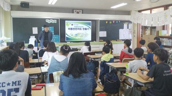 장성군, 초등학생들과 함께 ‘아동안전지도’ 제작 [주민복지과] 이미지 1