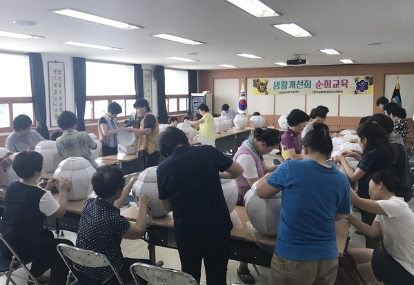 장성 여성농업인, “수공예 체험 재밌어요!