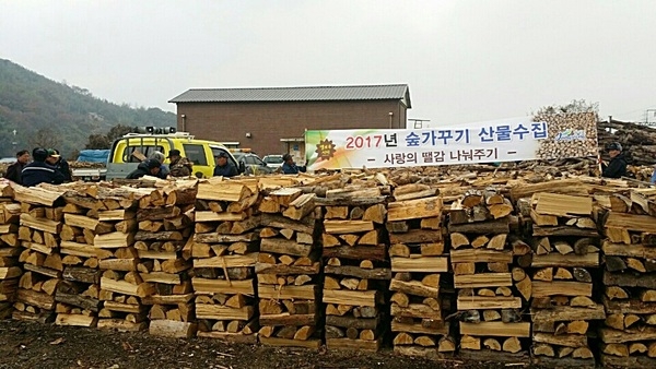 숲 가꾸기 부산물 ‘이웃에겐 소중한 땔감‘ 이미지 1