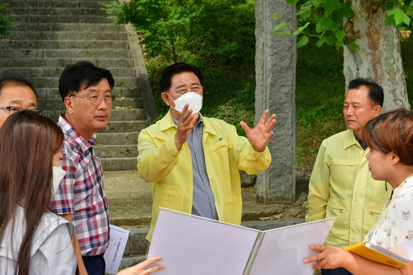 김한종 장성군수, 현장점검 ‘광폭 행보’ 이미지 4