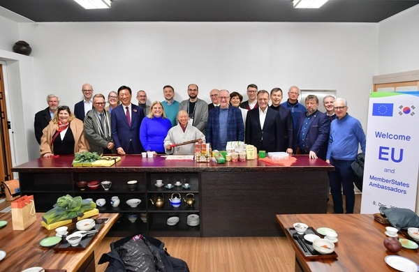 주한 유럽연합 대사단, 장성군 방문 이미지 2