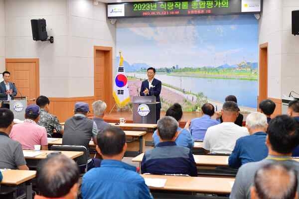 장성군, 식량작물 종합평가회 개최… 쌀 농가에 희망 전했다 이미지 1