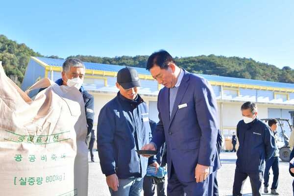 [포토] 장성군, 공공비축미 건조벼 올해 첫 수매 이미지 3