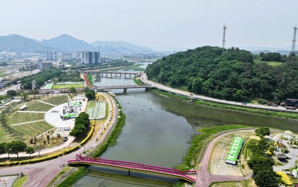 “음악과 봄꽃의 로맨틱한 만남” 장성군 황룡강 길동무 꽃길축제 24일 개막 이미지 2