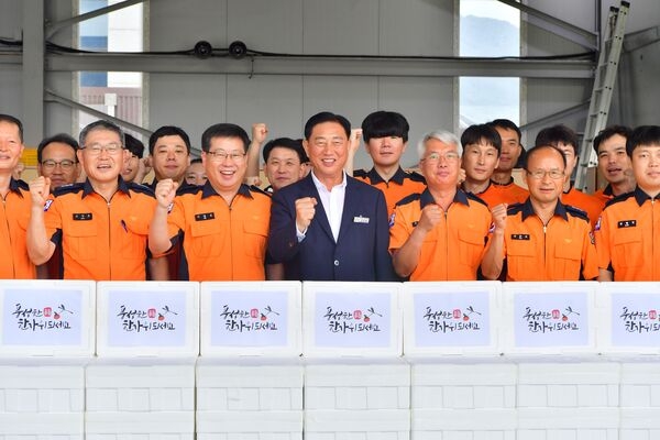 김한종 장성군수, 추석 맞아 기관‧사회복지시설 위문 이미지 2