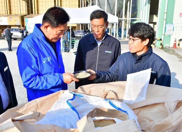 장성군, 공공비축미 건조벼 첫 수매 이미지 2