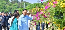 “꽃들아, 반갑다” 장성군, 봄축제 현장 점검, 보도자료