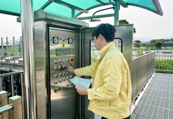 장성군, ‘침수 방지 핵심시설’ 장성배수펌프장 정비  이미지 2