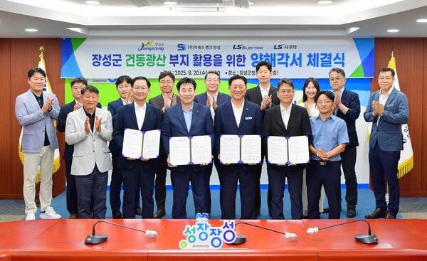 장성군 ㈜고려시멘트 건동광산 개발에 ‘LS그룹’ 나섰다 이미지 1