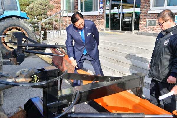 장성군 “동화면 제설작업은 저희가 책임지겠습니다” 이미지 2