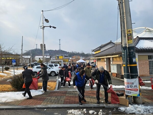 장성군 북이면, 11일 민·관 합동 일제 대청소 실시 이미지 1