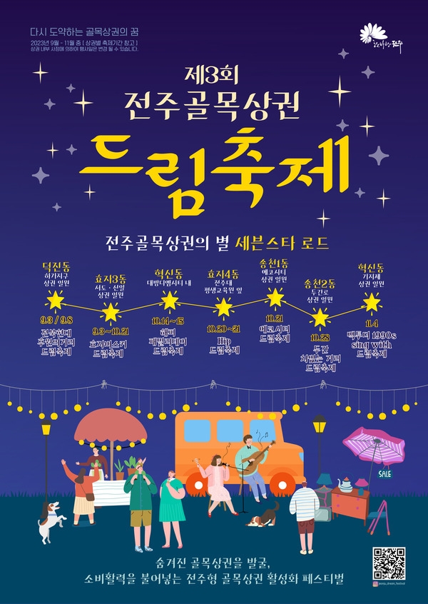 제3회 전주 골목상권 드림축제가 개최됩니다. 이미지 1