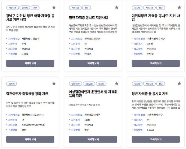 자격증취득장려금 신청 및 혜택 (대상자) 조회하기 이미지 1