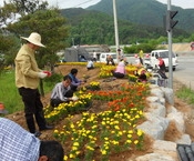 약수리 쌈지공원 조성사진