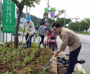 진원농협장님과 직원 + 면...