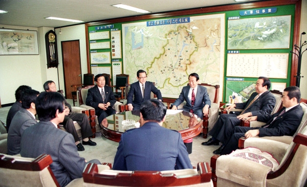 구용상 도지사 초도순시