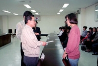 새마을지도자 장학금 전달