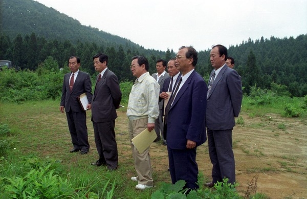 산림청장 조림지 방문