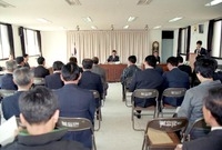 김정한 군수 북일면 방문