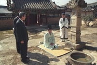 향교 방문김정한군수