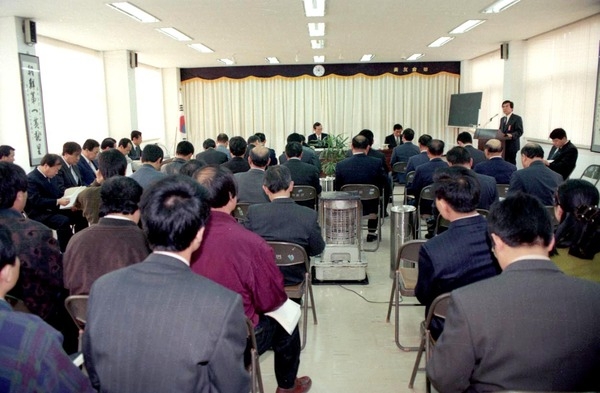 김정한 군수 황룡면 순시