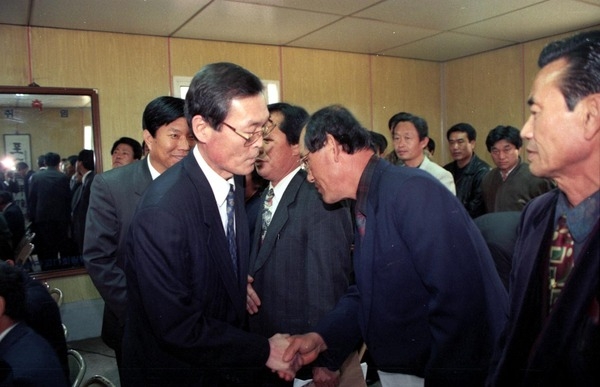김정환 군수 남면 순시