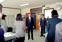 94김정환군수실과순시
