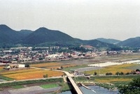 1985년장성읍시가지전경
