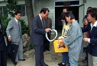 구용상 도지사 상록원 방문