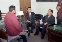 김용준부군수불우시설 방문-...