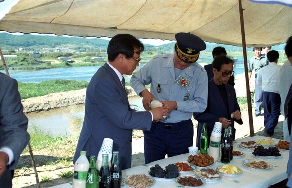 장성배수펌프장 통수식