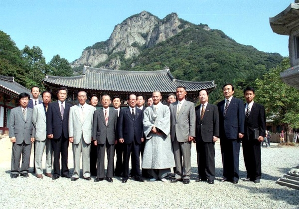 국회의장백양사방문