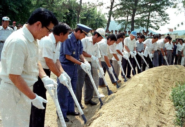 사창-영광간 지방도로 확장공사기공