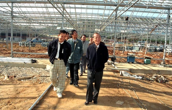 첨단유리온실현장