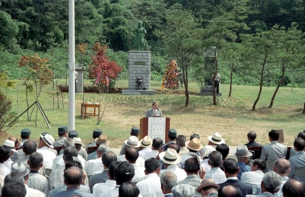 심우신장군 제막식