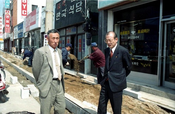 장성읍시가지정비(보도블럭)