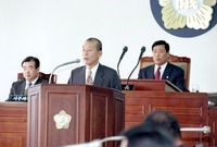 의회 임시회 군정보고