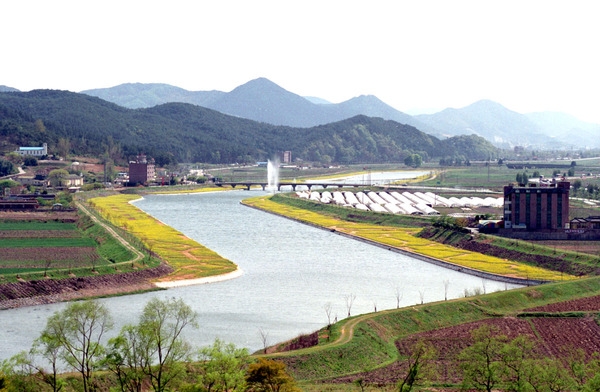 황룡강 둔치